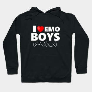 I LOVE EMO BOYS Hoodie